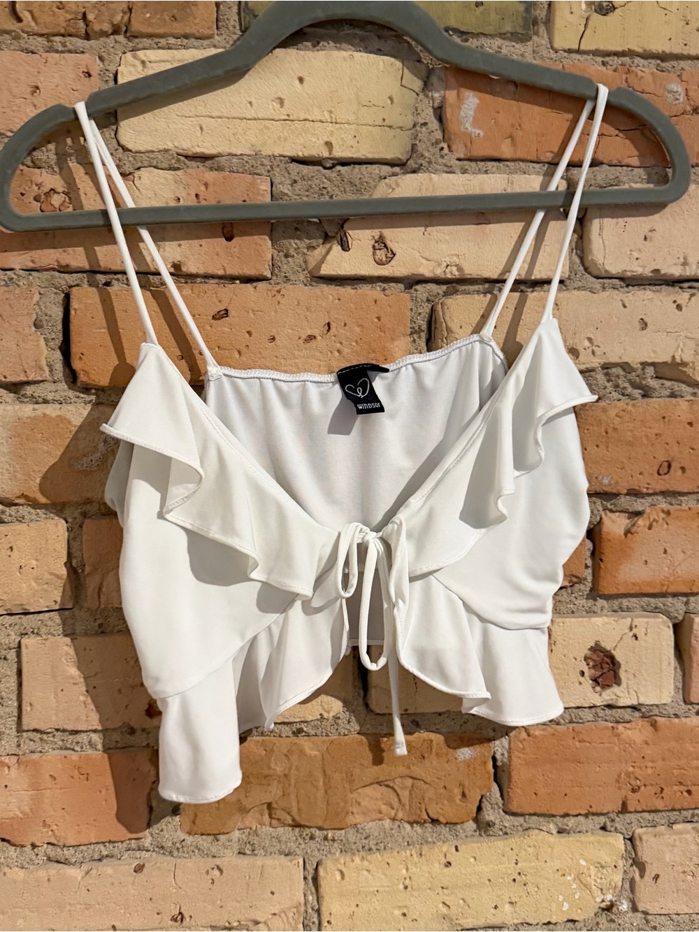 Windsor white crop top